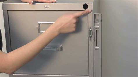 unlock metal file cabinet